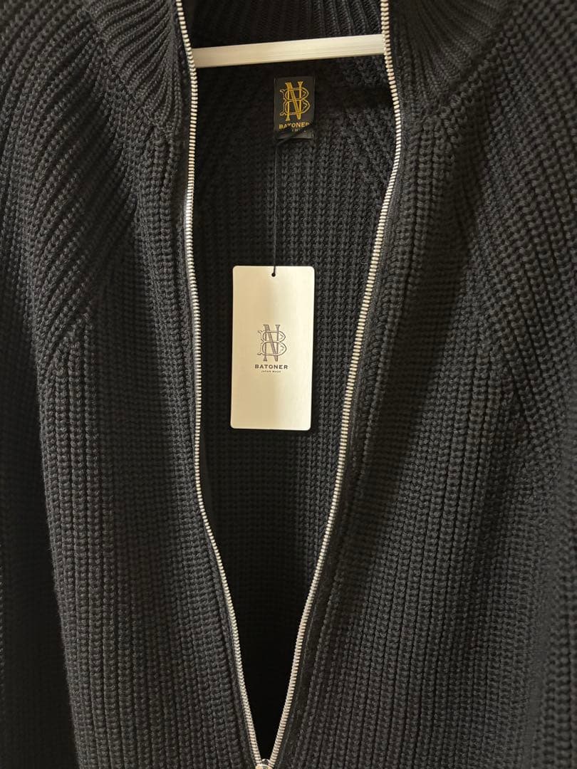 BATONER ドライバーズニット ブラック size4