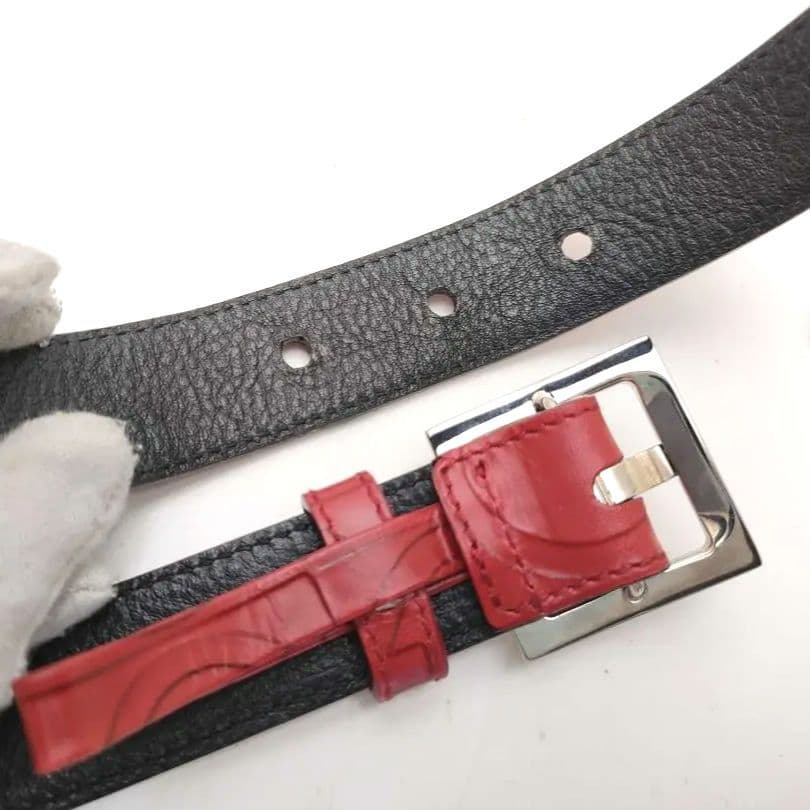 美品 フェラガモ ベルト 69±2.5cm 幅2.5 総柄 イタリア製 921