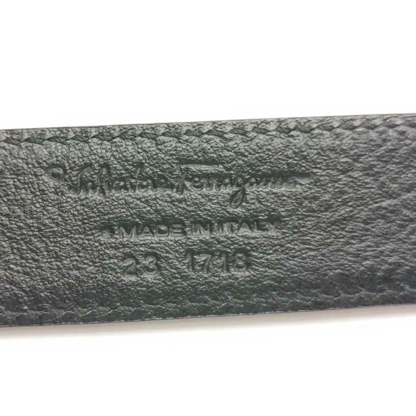 美品 フェラガモ ベルト 69±2.5cm 幅2.5 総柄 イタリア製 921