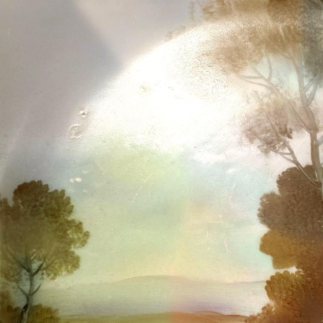 ぼ*ち様 オールドノリタケ 風景画　金彩　ハンドペイント　飾りボウル