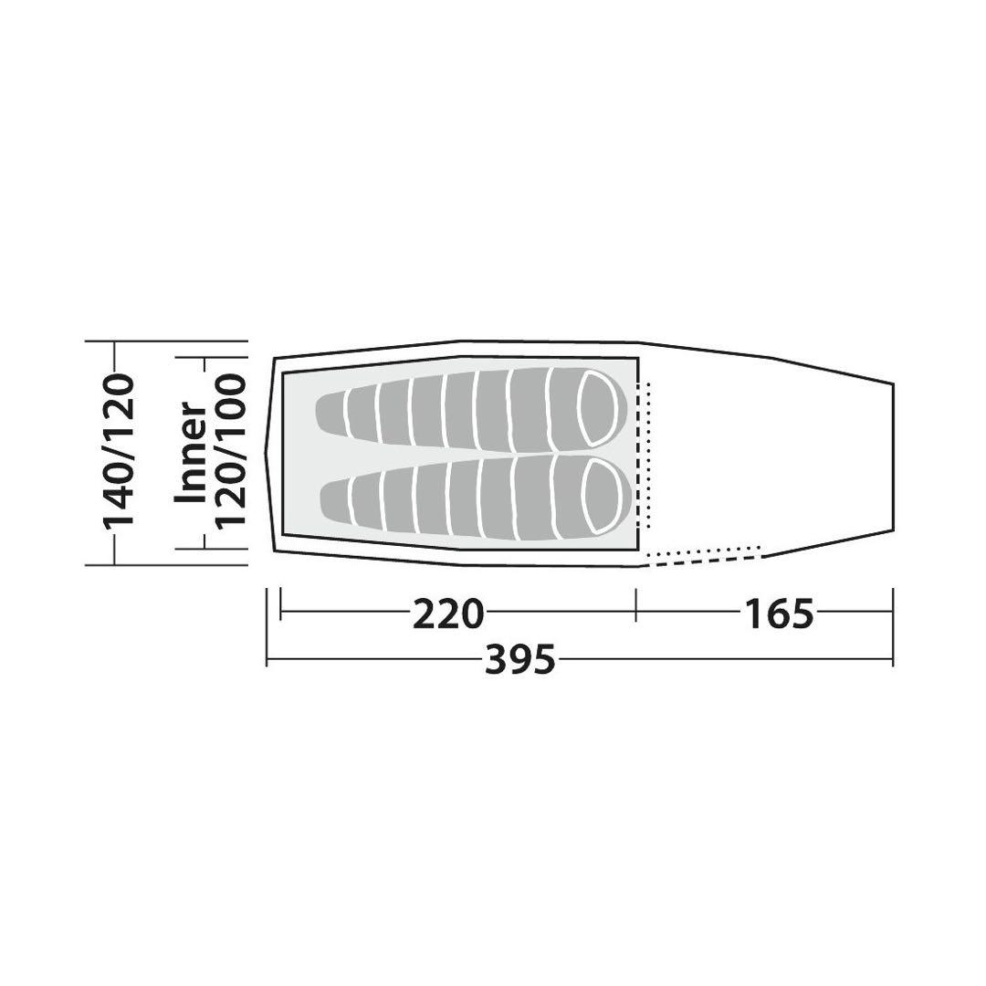 ROBENS （ローベンス）パイオニア２EX　２人用テント⭐︎ラスト1個⭐︎