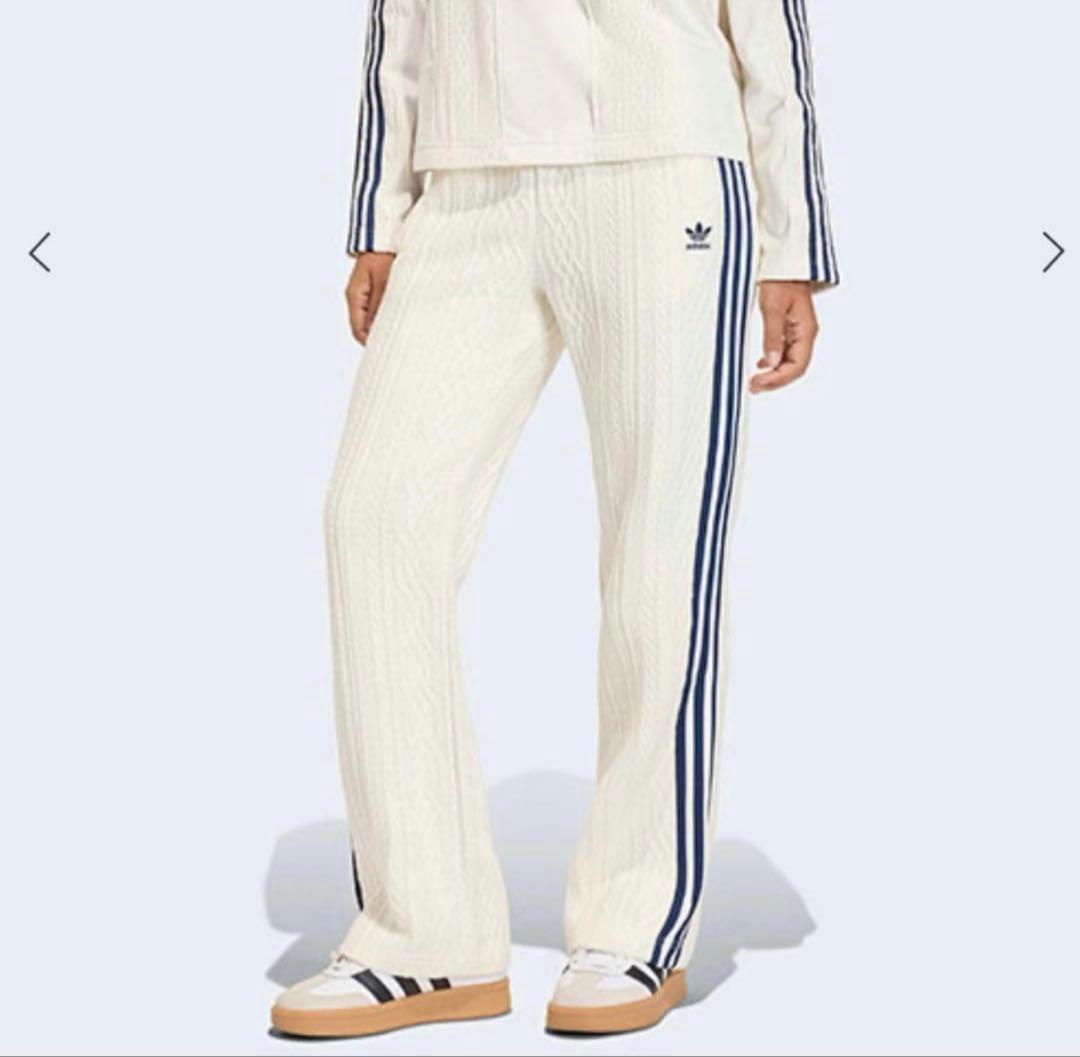 美品●adidas KNIT アディダス ニット クラシック トラック パンツ