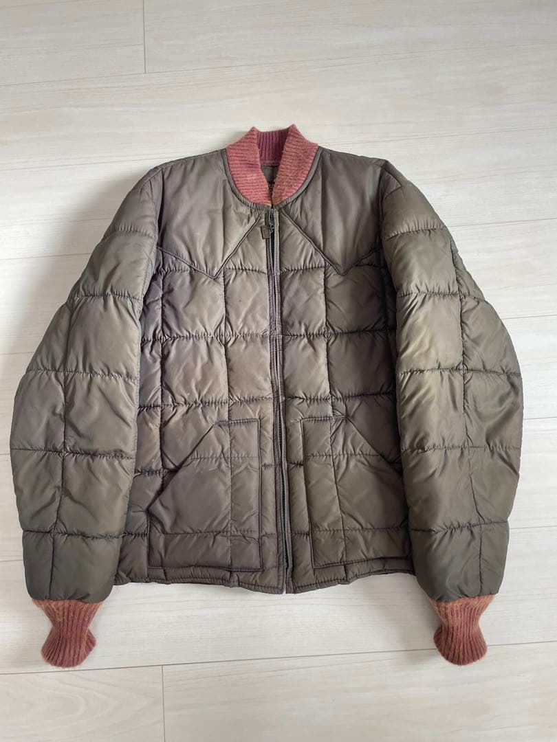 【USA製】Walls キルティングジャケット ウェスタンヨーク 希少 ダック地