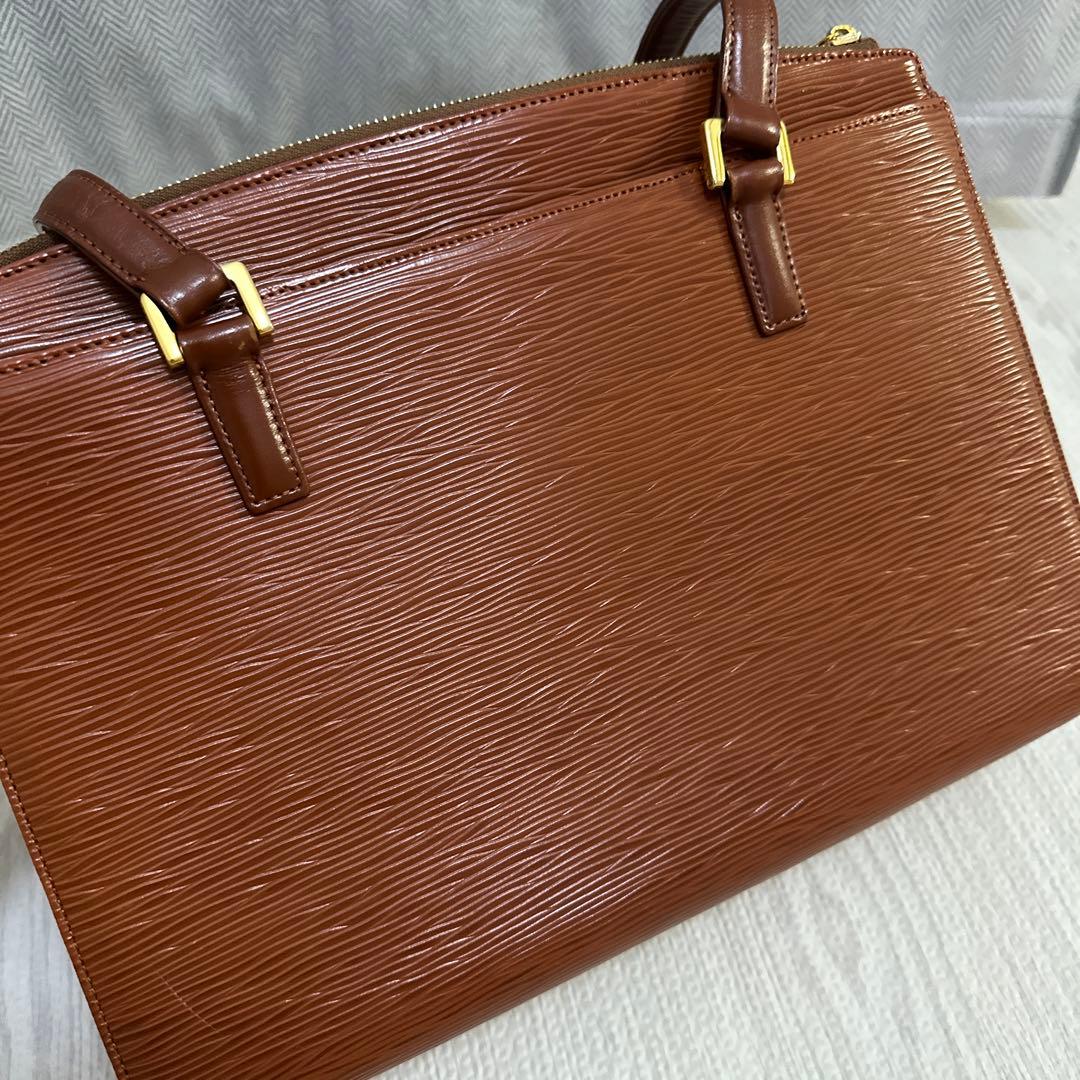 VALENTINO GARAVANI エピレザー トートバッグ ヴィンテージ