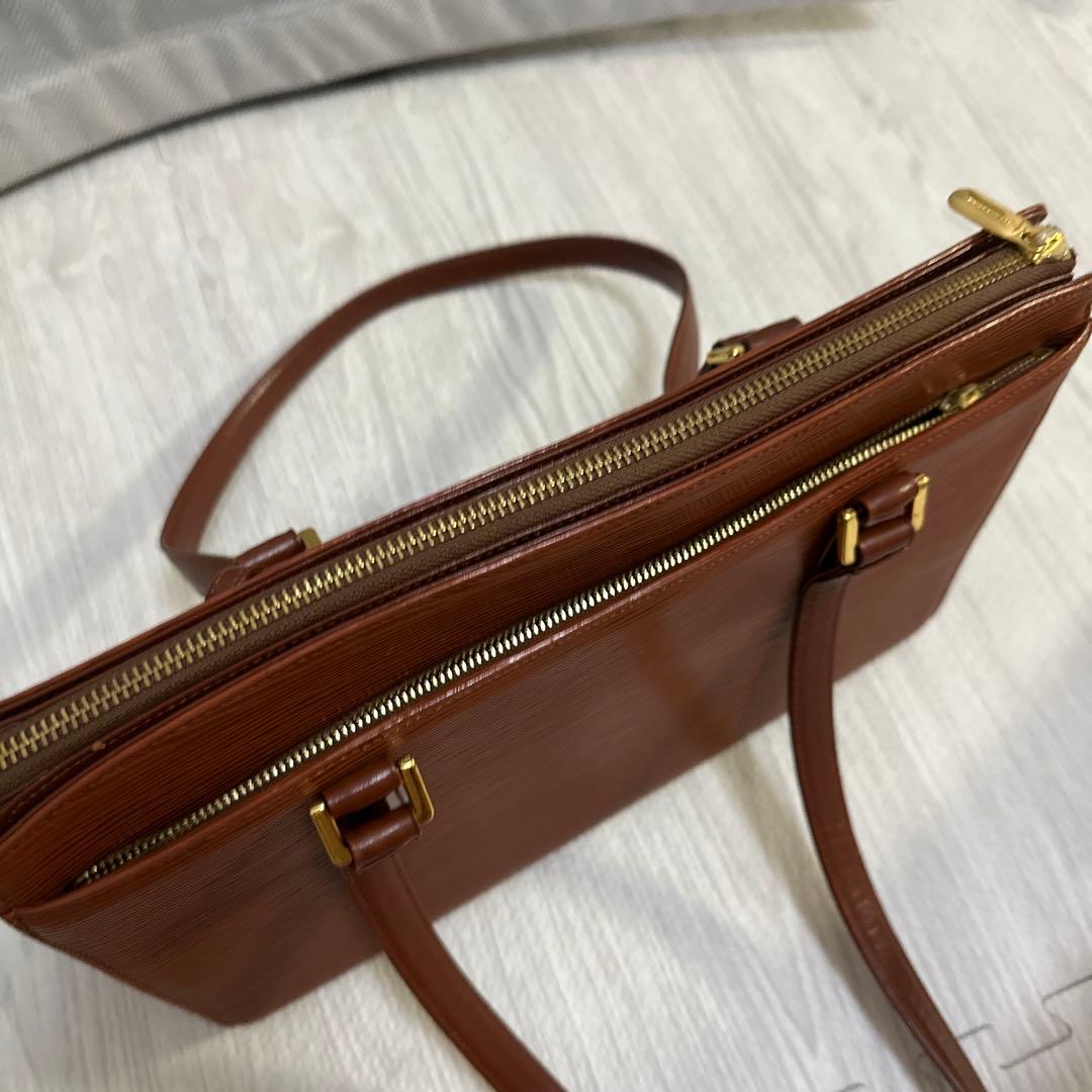 VALENTINO GARAVANI エピレザー トートバッグ ヴィンテージ