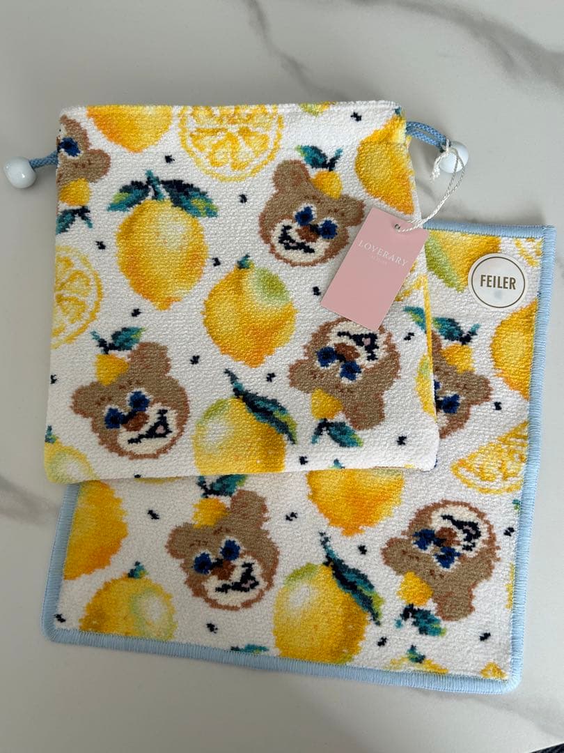 ラブラリーバイフェイラー セトウチレモンドット 広島限定 ハンカチ 新品未使用