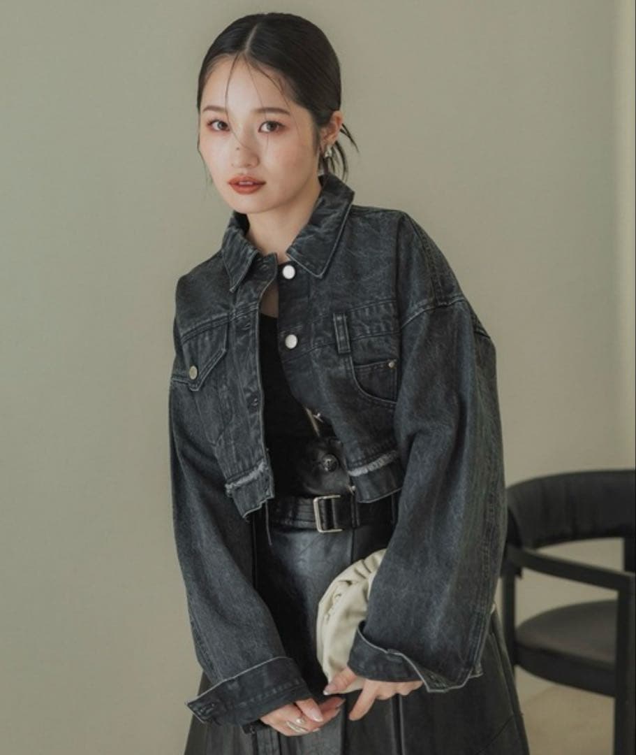 美品✨UNITED TOKYO ベルティカルデニムアウター　ジャケット　ショート