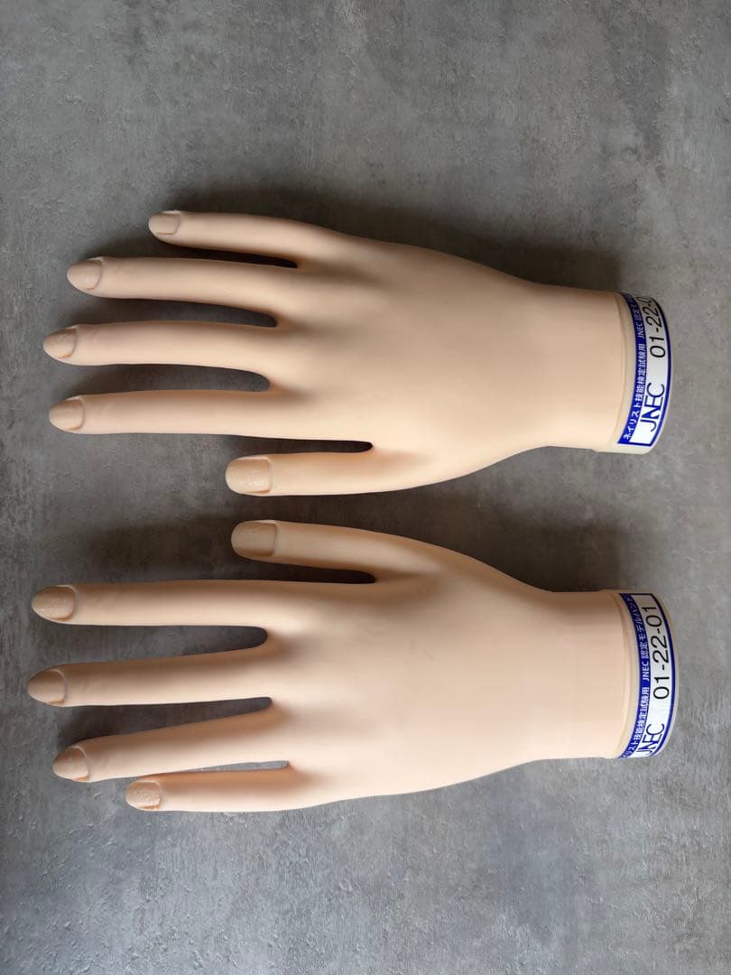 【条件付きでお値下げ可】JNEC認定モデルハンド ネイリスト技能検定