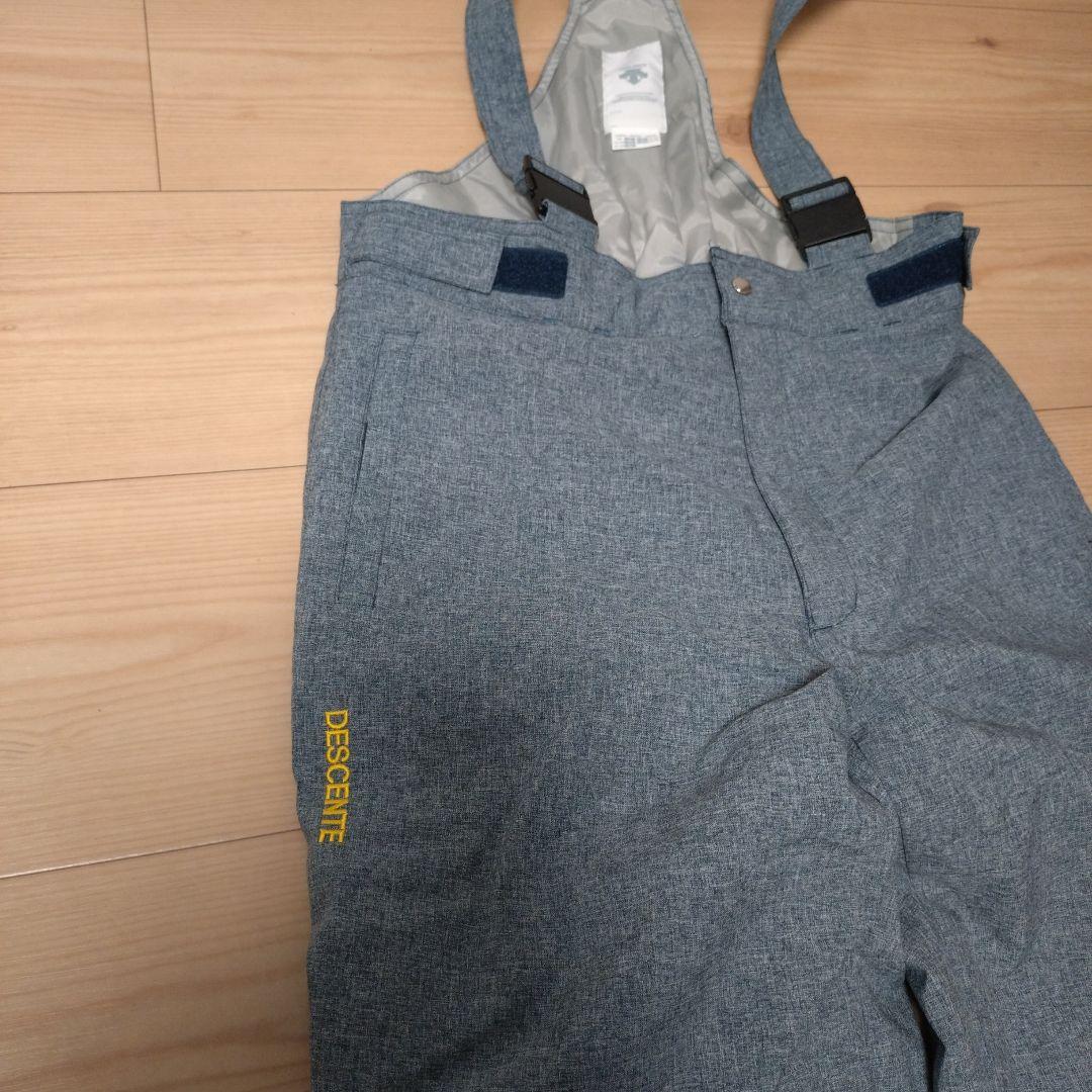 美品 DESCENTE 子ども用スキーウェア イエロー/グリーン160