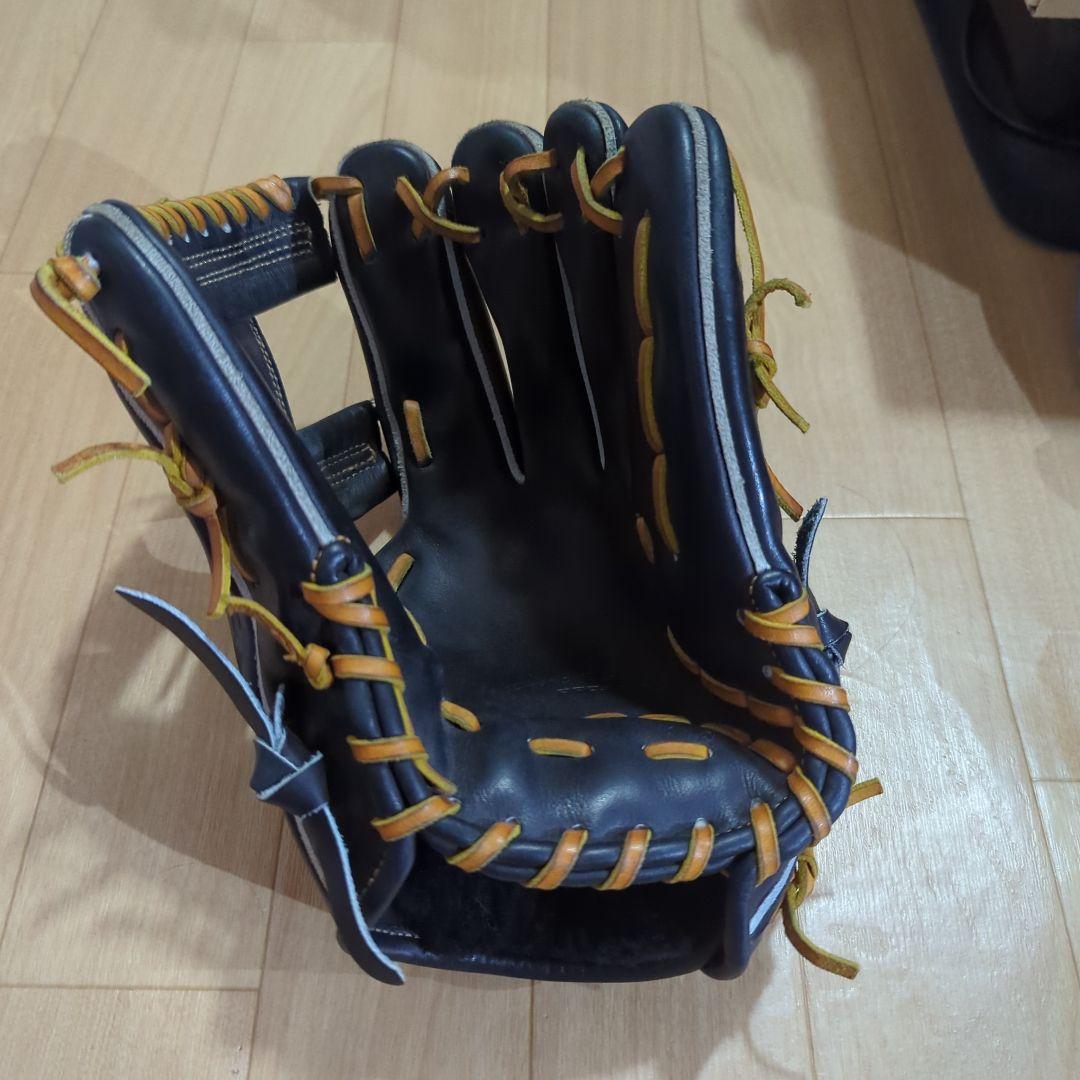 [ 硬式グローブ内野手用] ZETT（黒）