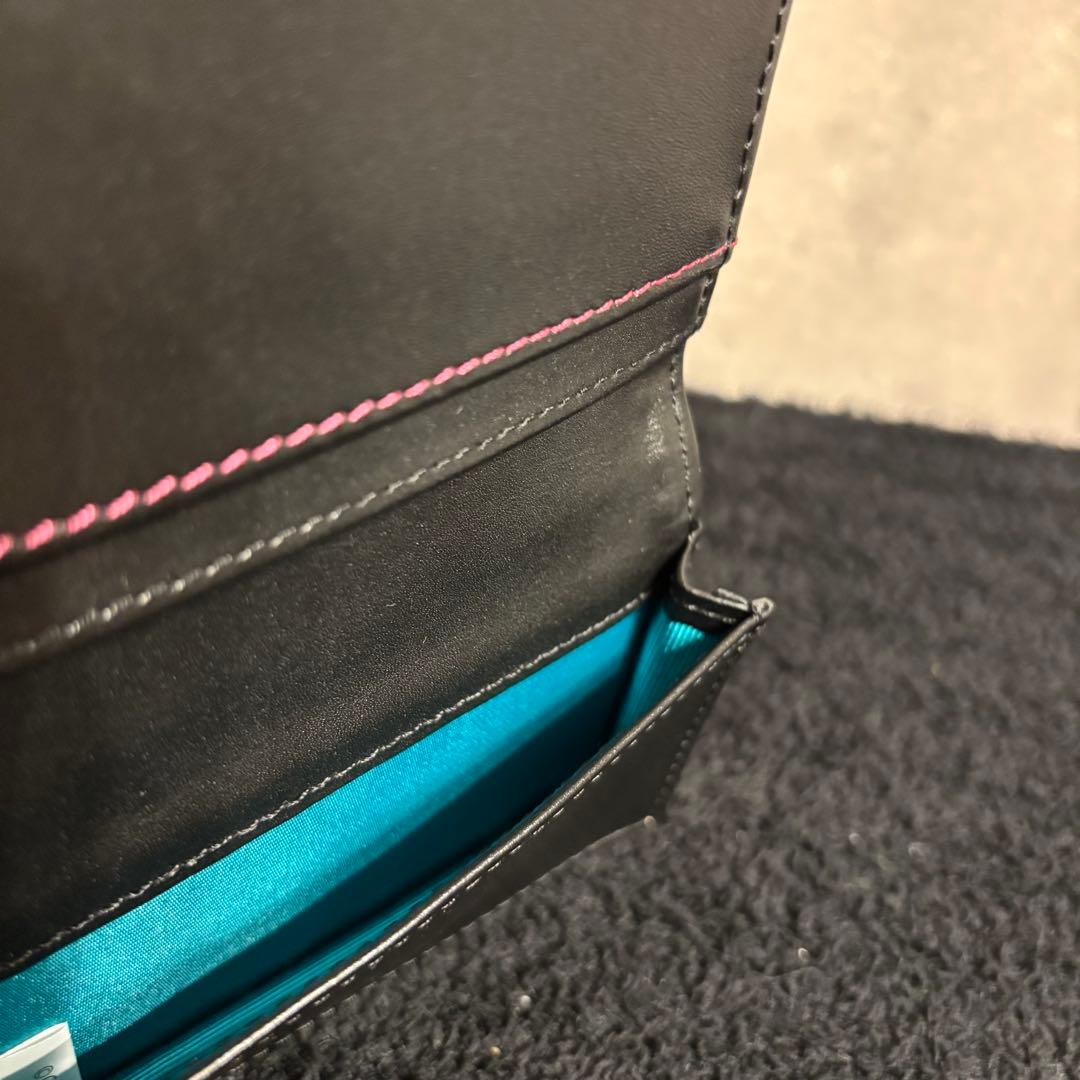 未使用品 初音ミク 本革ウォレット＆名刺入れセット 特製ギフトボックス