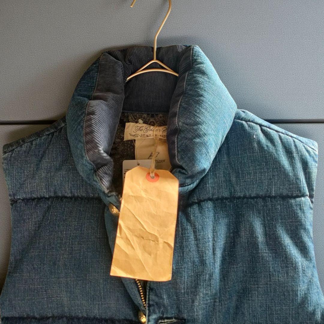 【新品】REMI RELIEF デニム ダウン ベストRN16193002