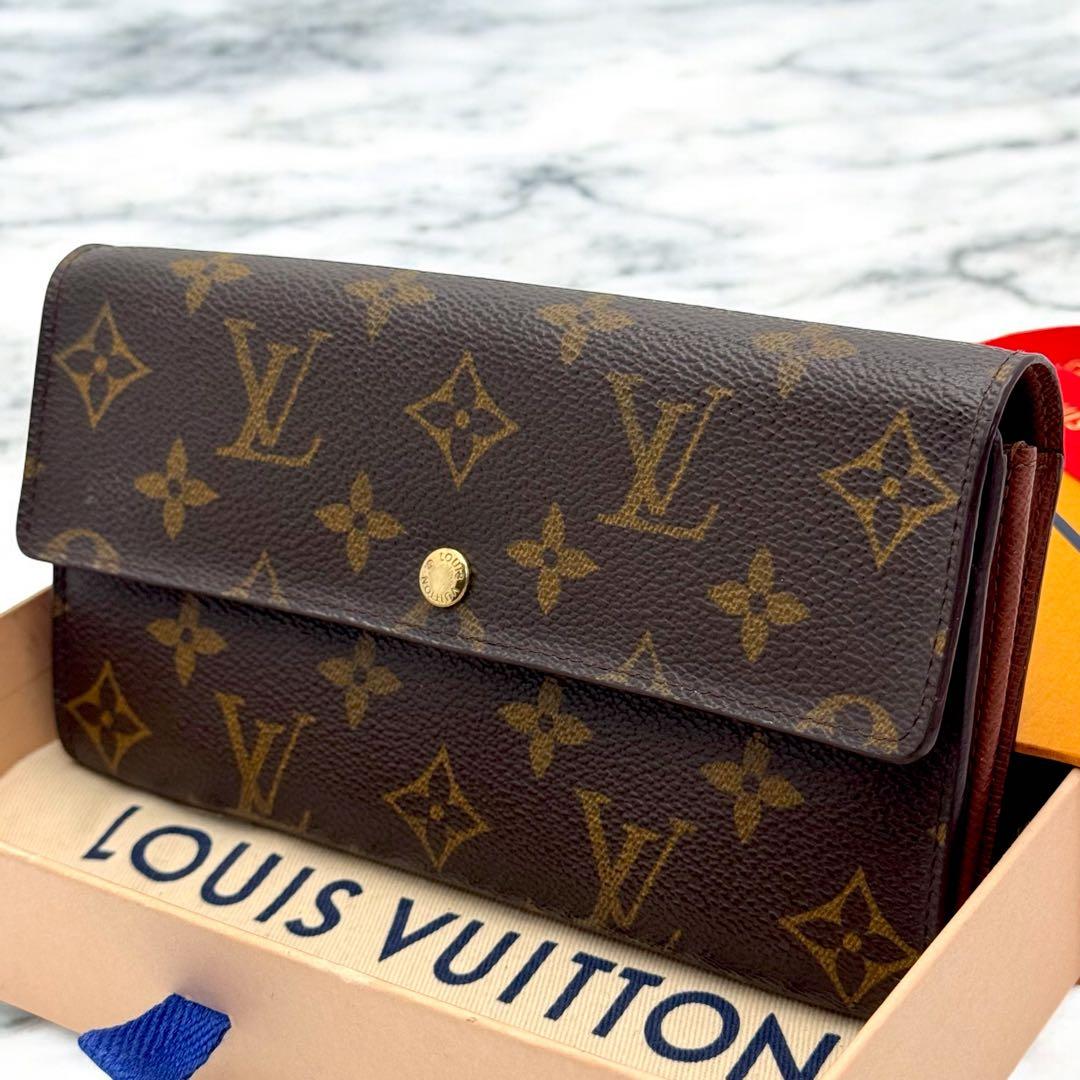 【極美品】ルイヴィトン　モノグラム　サラ　ポシェット　ポルトモネクレディ　長財布