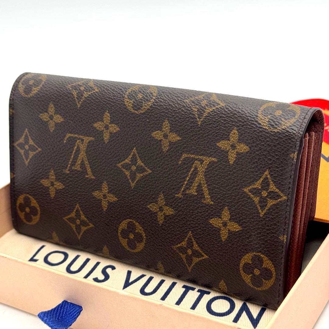 【極美品】ルイヴィトン　モノグラム　サラ　ポシェット　ポルトモネクレディ　長財布