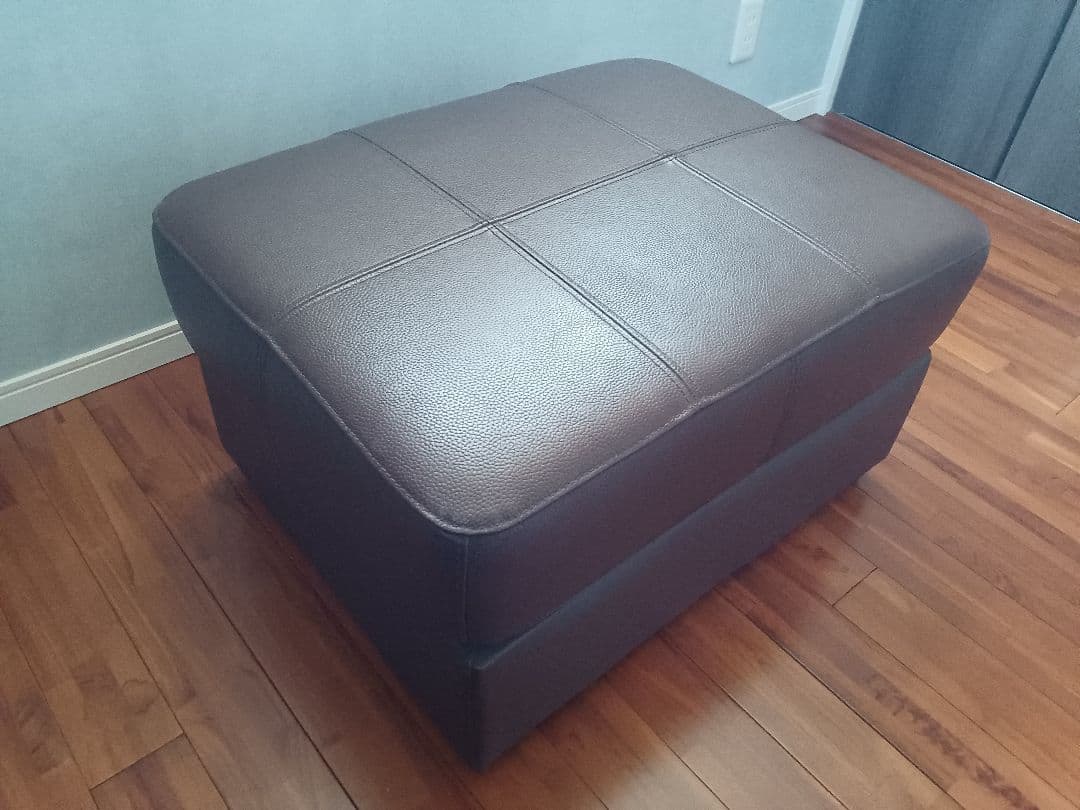 ※まぁちゃん　sofit オットマン 本革 ブラウン