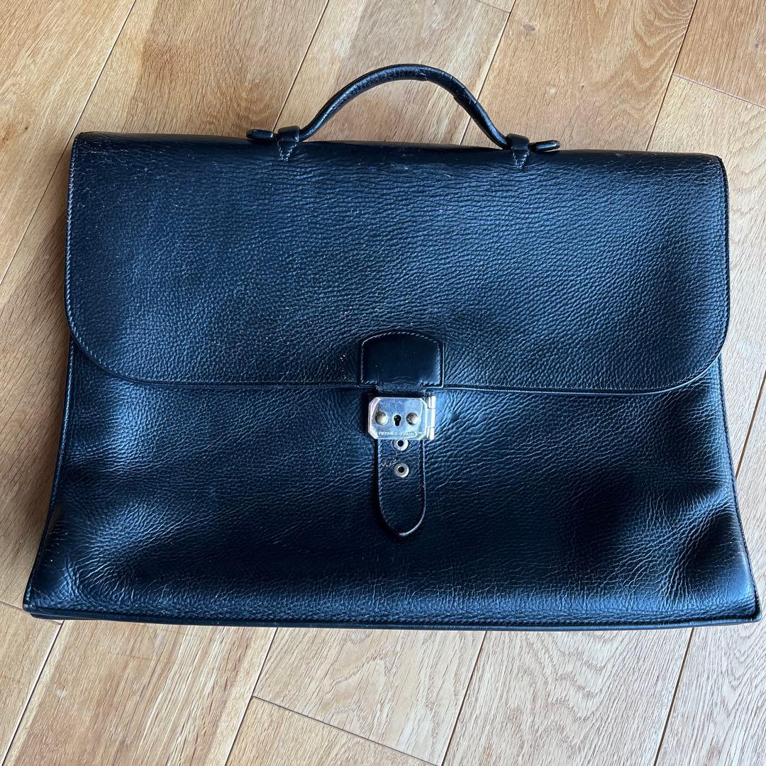 最終値下げ、HERMES サックアデペッシュ ビジネスバッグ