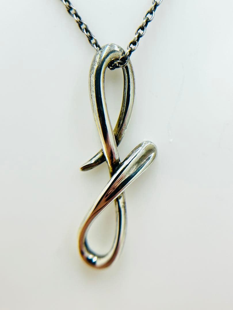 ティファニー イニシャルネックレス「f」　925刻印