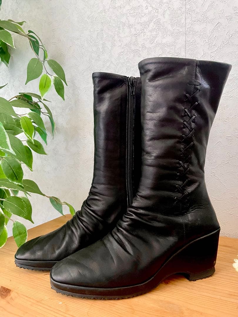 新品未使用　ディッシィ D’ICI 22 ブラック　黒　ブーツ　モードエジャコモ