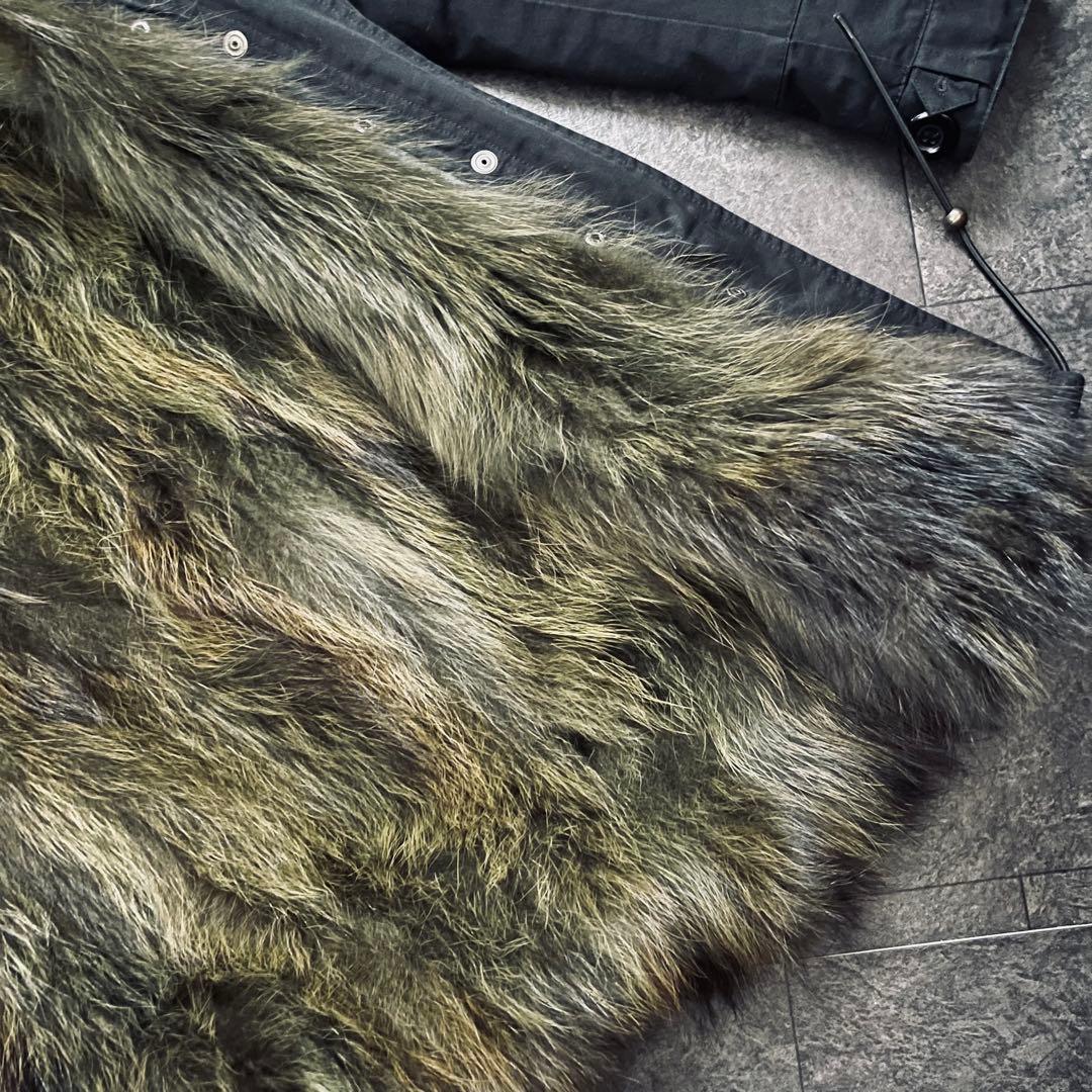 【激レア】 Maomaokong ボリュームファーフード付きモッズコート