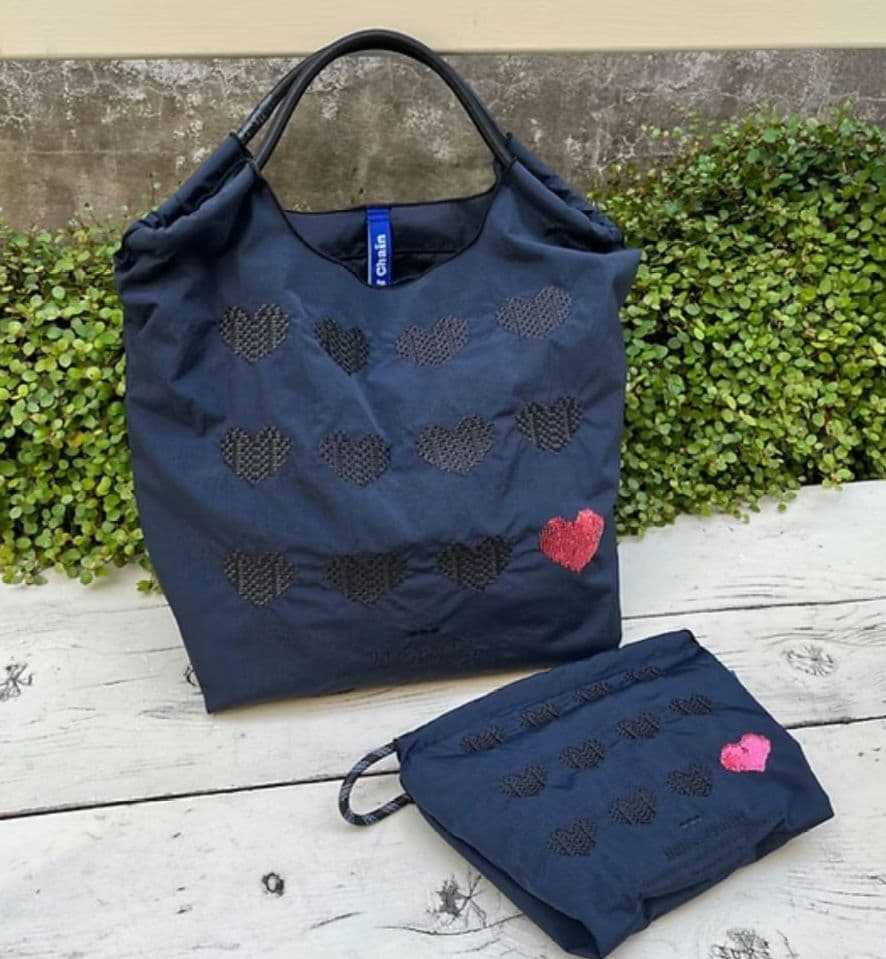 新色☆未開封 Ball&Chain 神戸 限定 ハート バッグ＆ポーチ セット