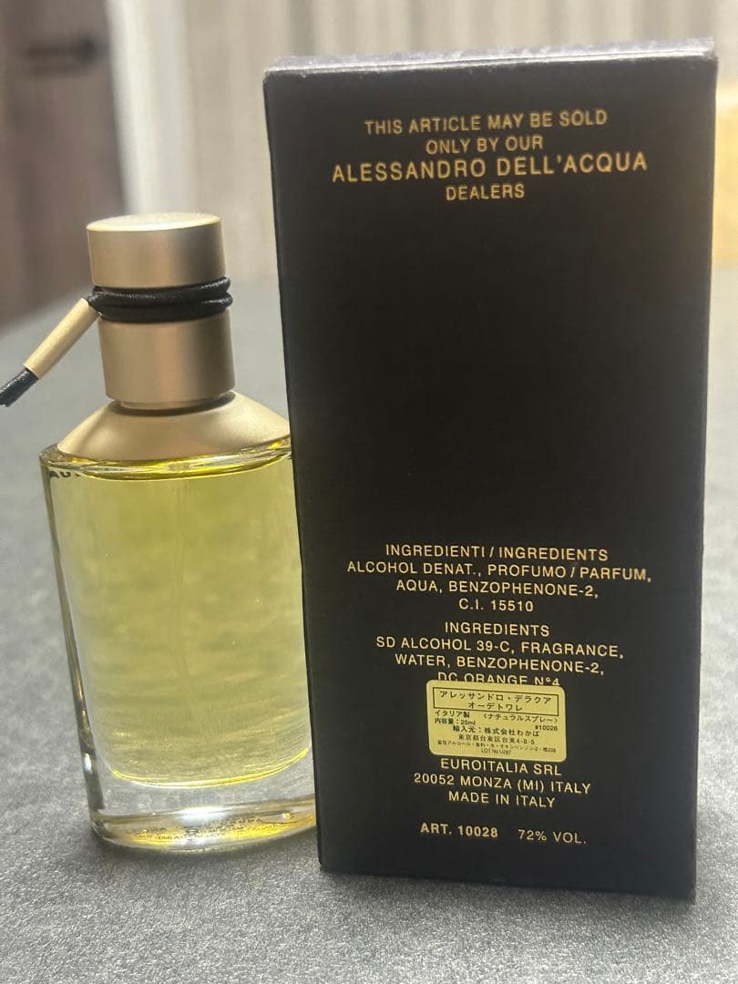 【新品未使用】廃盤✨️激レア✨️アレッサンドロデラアクア オーデトワレ 25ml