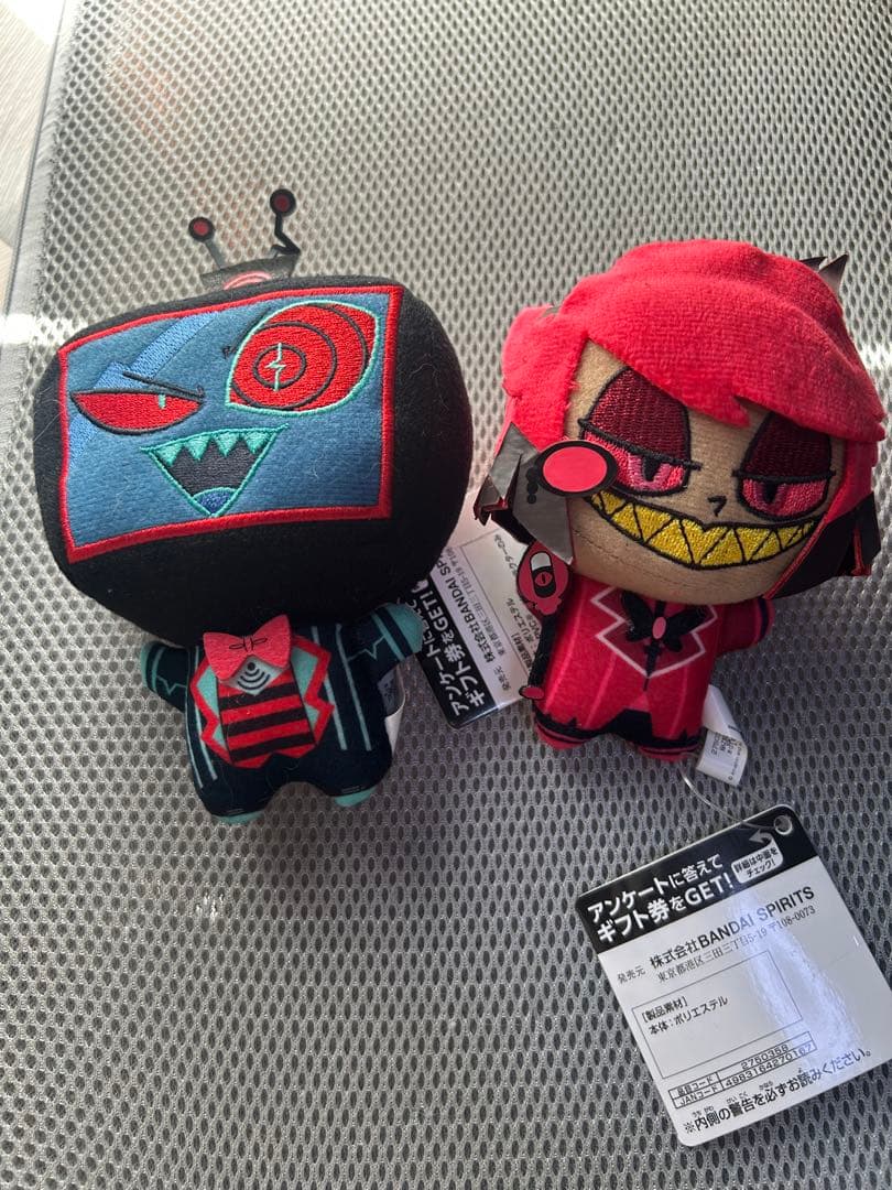 ハズビン・ホテルへようこそ ぬいぐるみ アラスター ナムコ限定&ヴォックス①