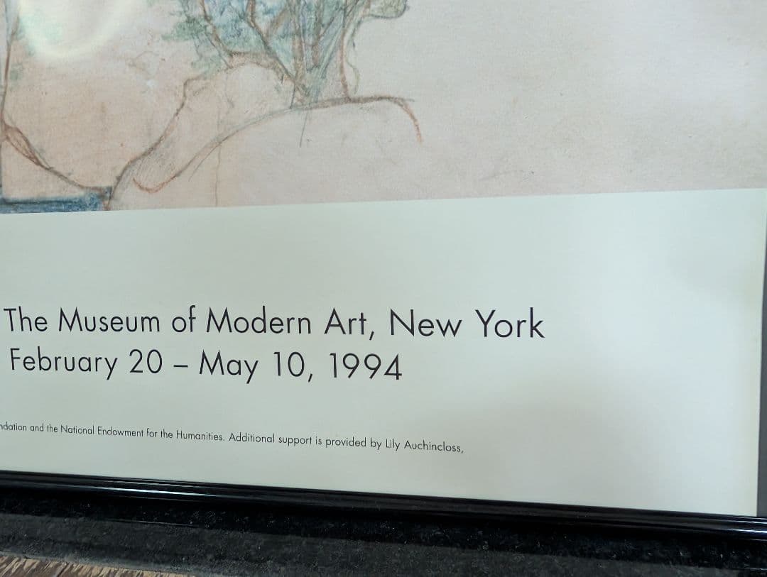 絶版希少ビンテージポスター フランクロイドライト展 1994年 NY近代美術館