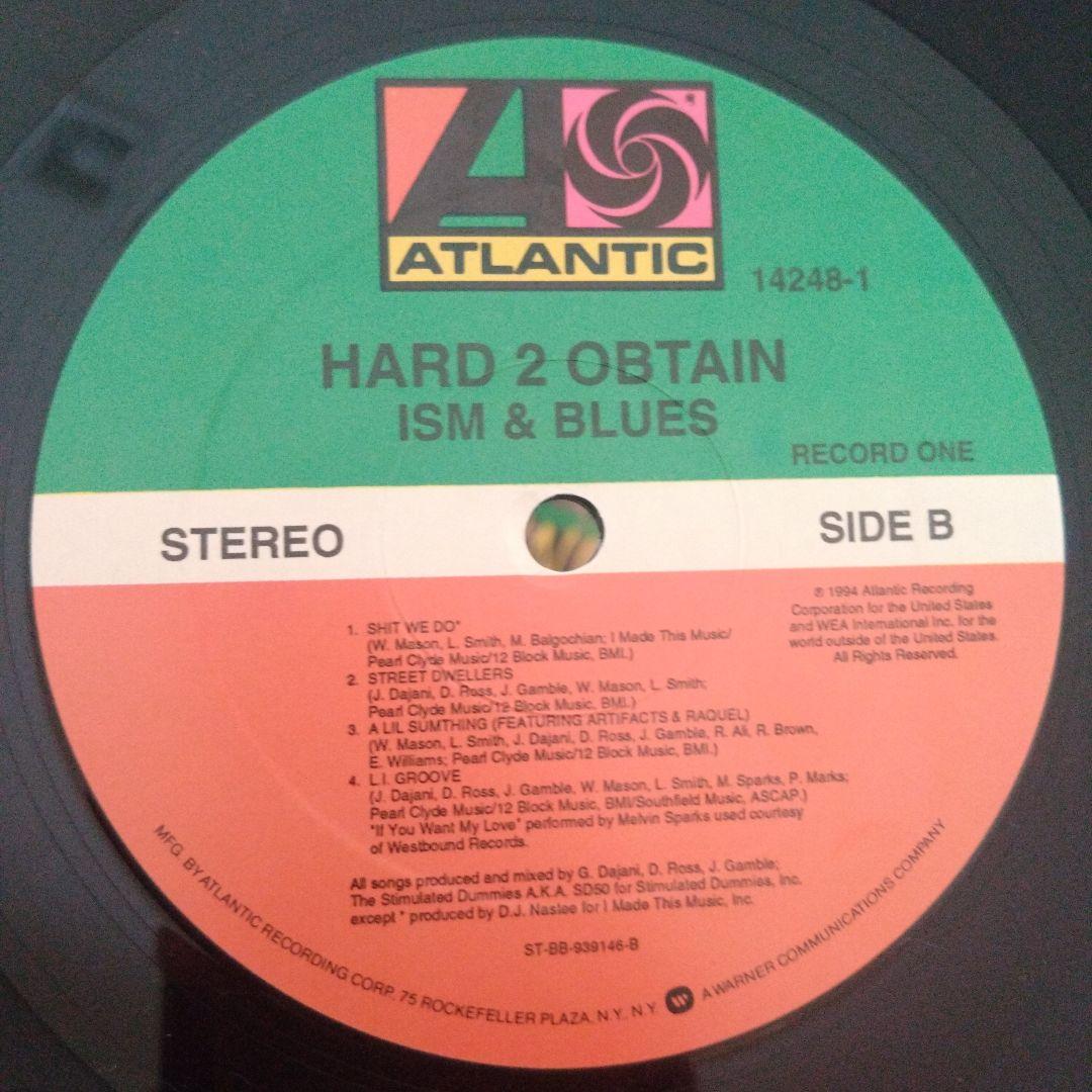Hard 2 Obtain ism ＆ blues 2LP