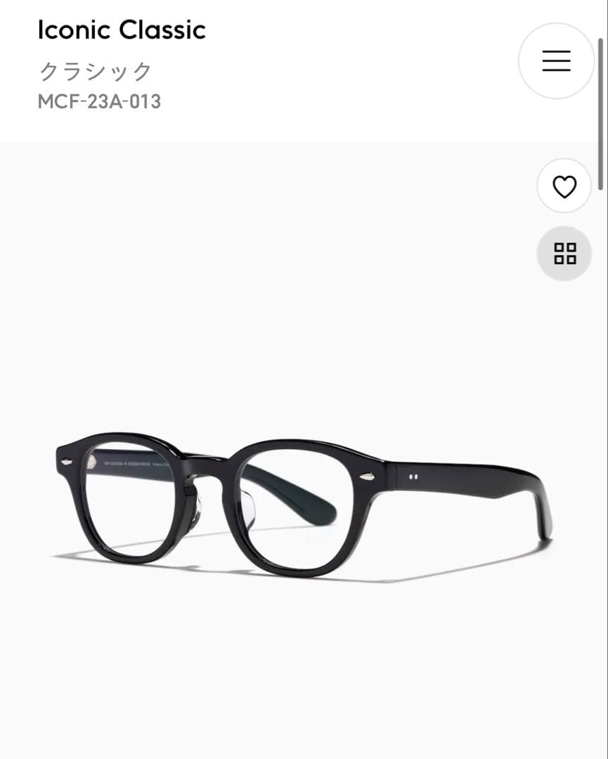 や*え様 JINS Iconic Classic 【可視光調光レンズ】