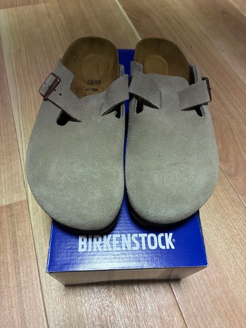 BIRKENSTOCK Boston サボサンダル トープ 37 未使用