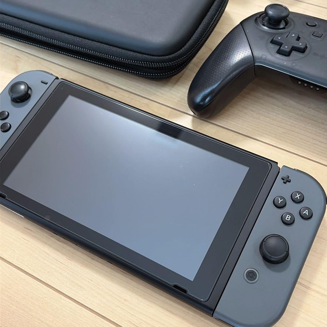 任天堂Switch 本体+プロコン+SDカード(64GB)