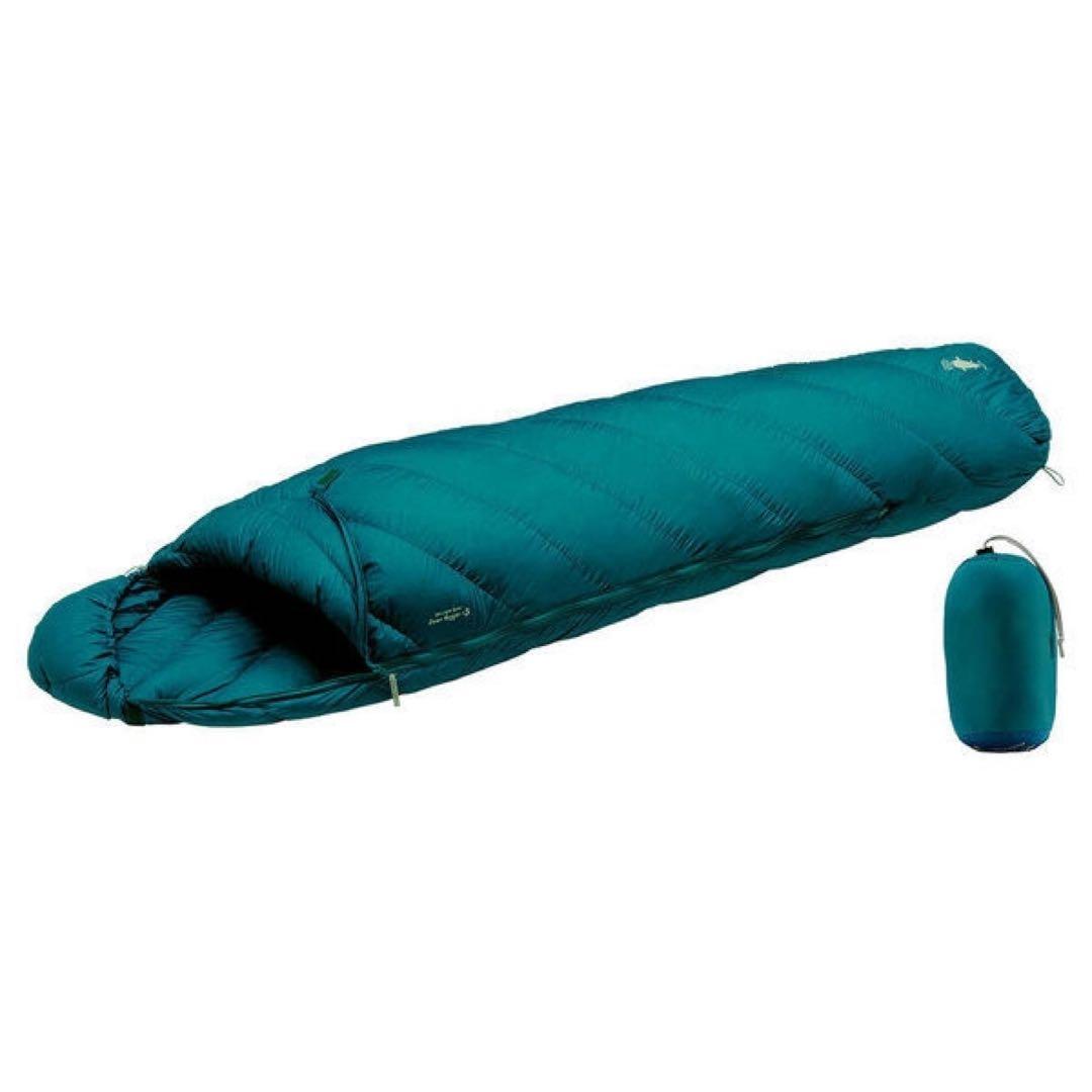 モンベル ダウンハガー800 #3 R/ZIP ブルーグリーン