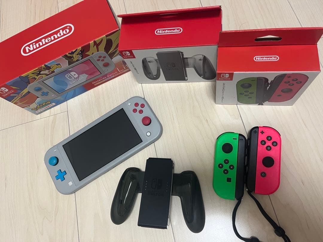 Nintendo Switch Lite 本体ポケモン仕様joyconグリップ