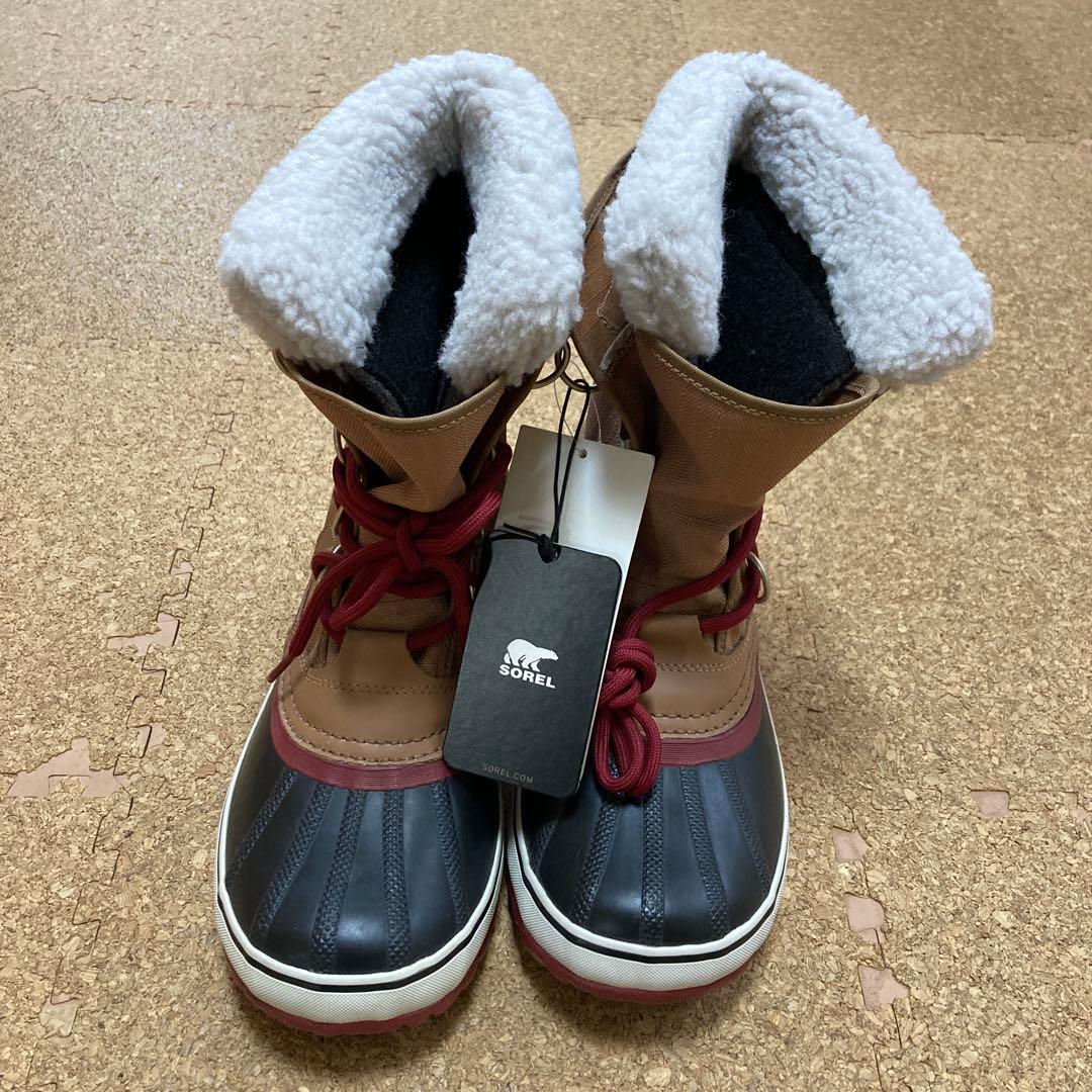 【未使用】ソレルSOREL ウィンターカーニバル ブーツ23.0cmレディース茶