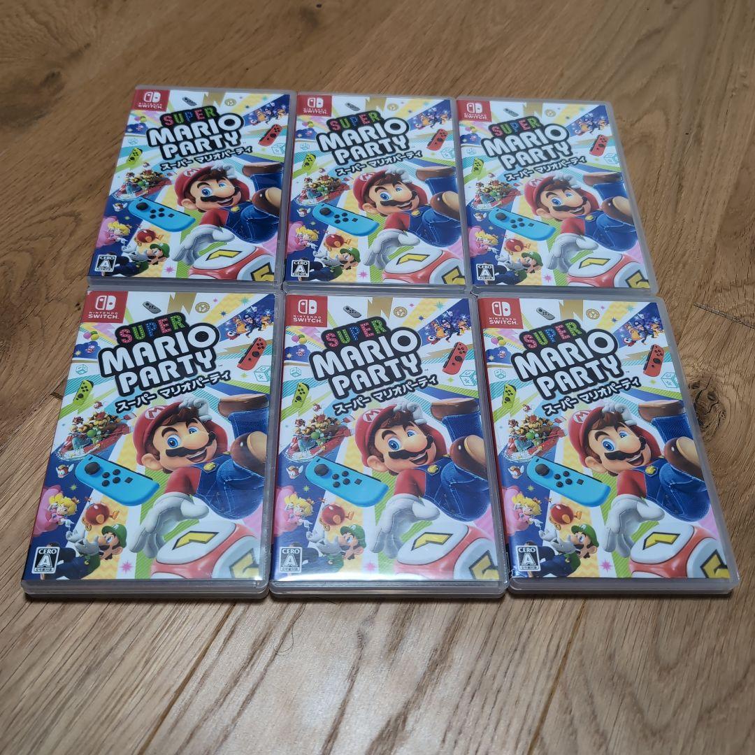 スーパー マリオパーティ　6本セット　ニンテンドースイッチ　switch