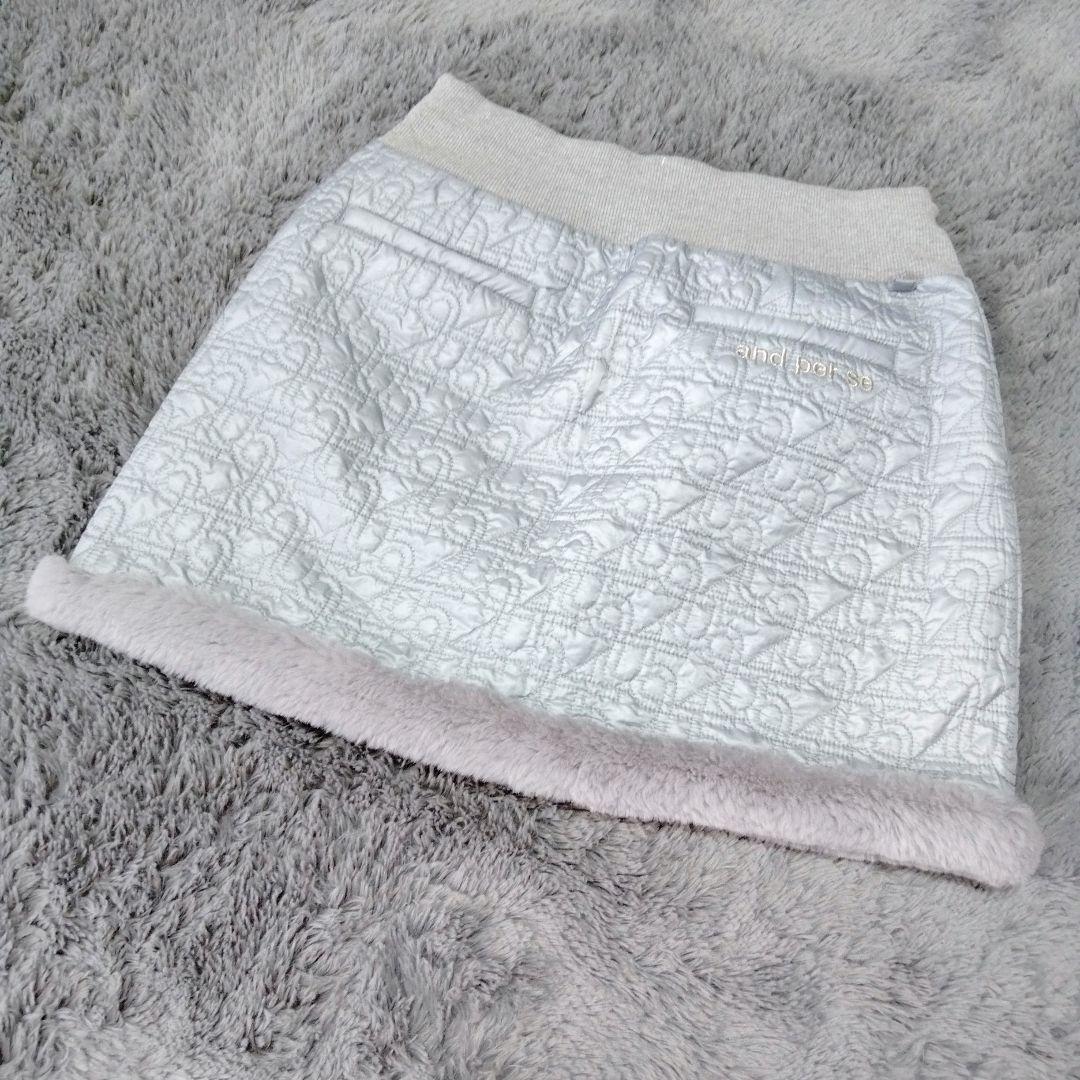 アンパスィ♡ファー♡中綿スカート♡M ゴルフ/スポーツ