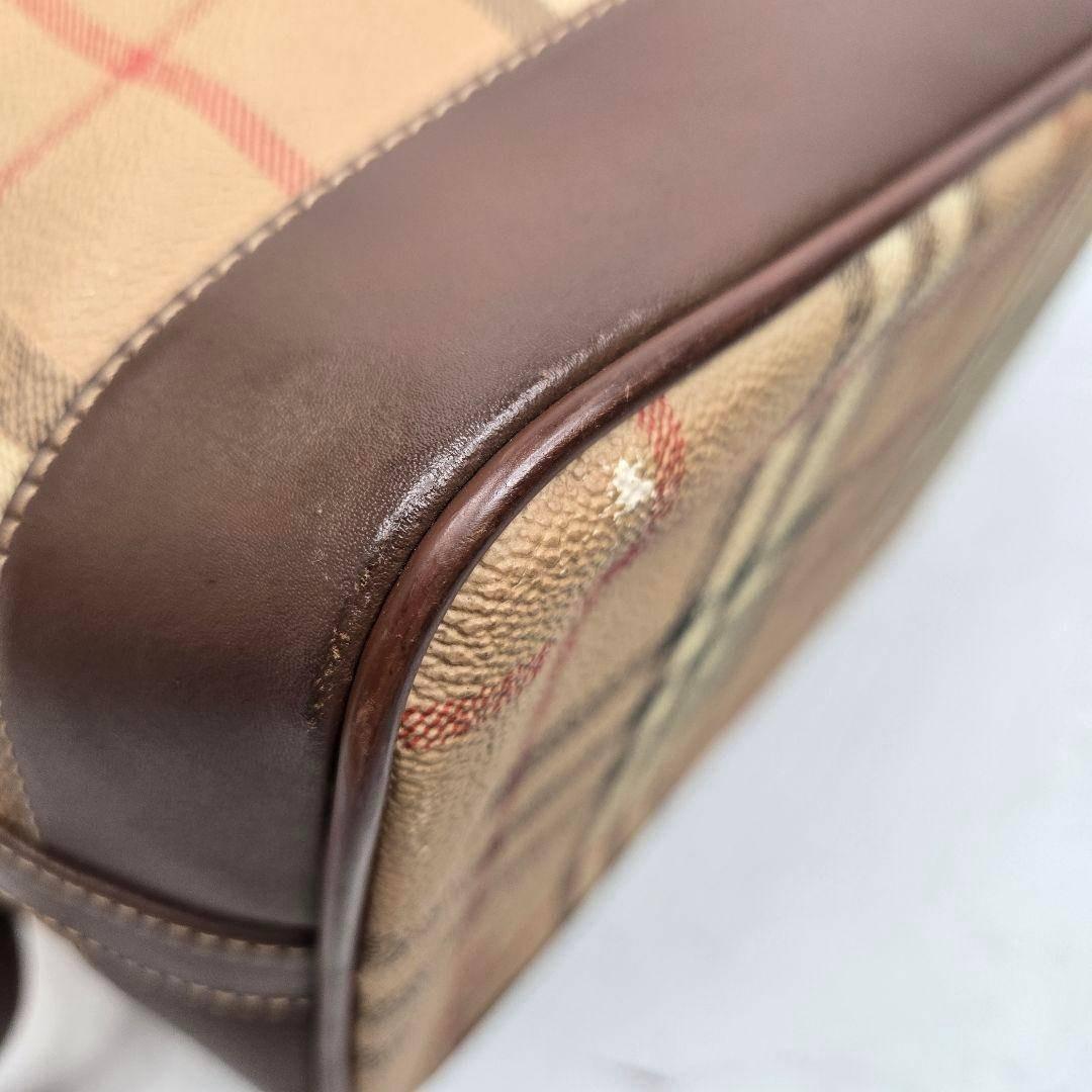 BURBERRY 巾着 ショルダーバッグ シャドーホース ノバチェック