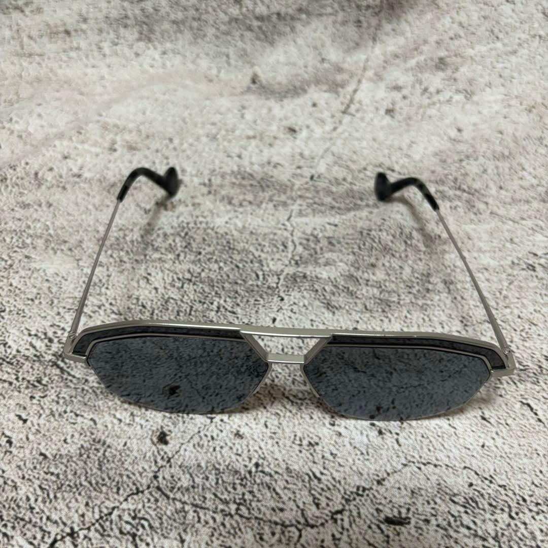 LOEWE サングラス　フレーム　シルバー　メガネ　ユニセックス　ロエベ