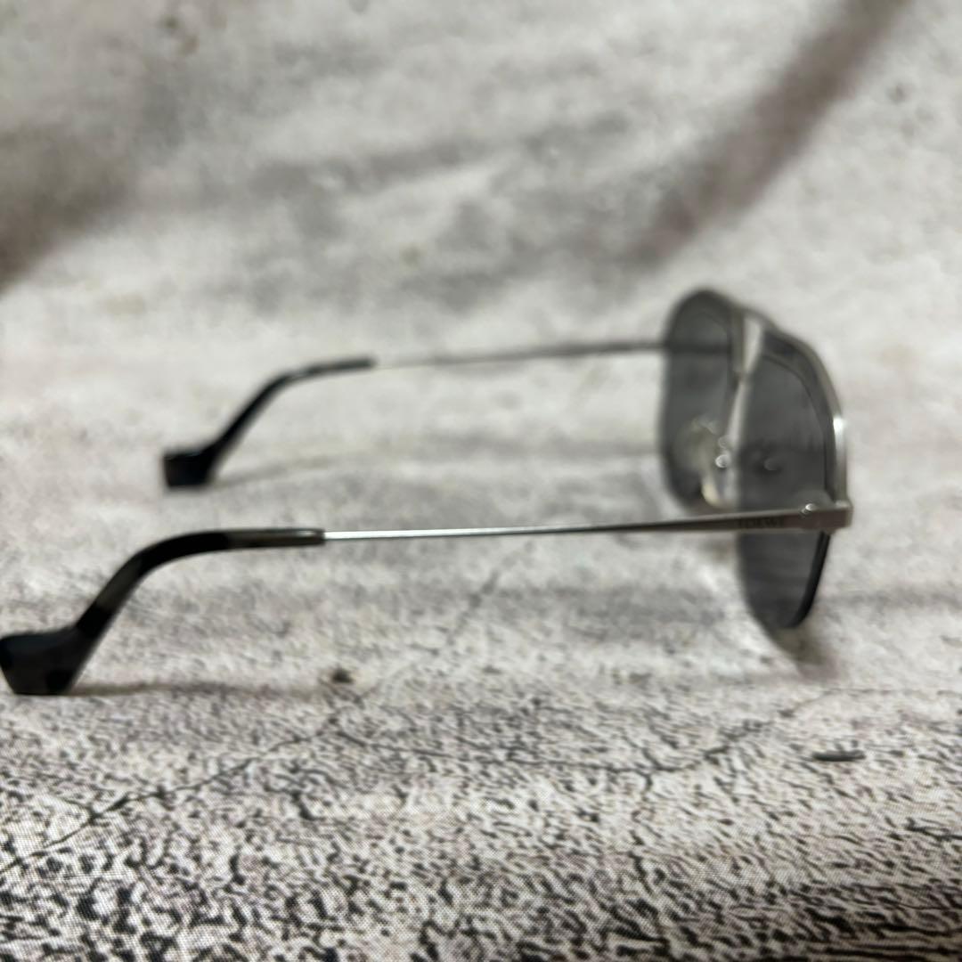 LOEWE サングラス　フレーム　シルバー　メガネ　ユニセックス　ロエベ