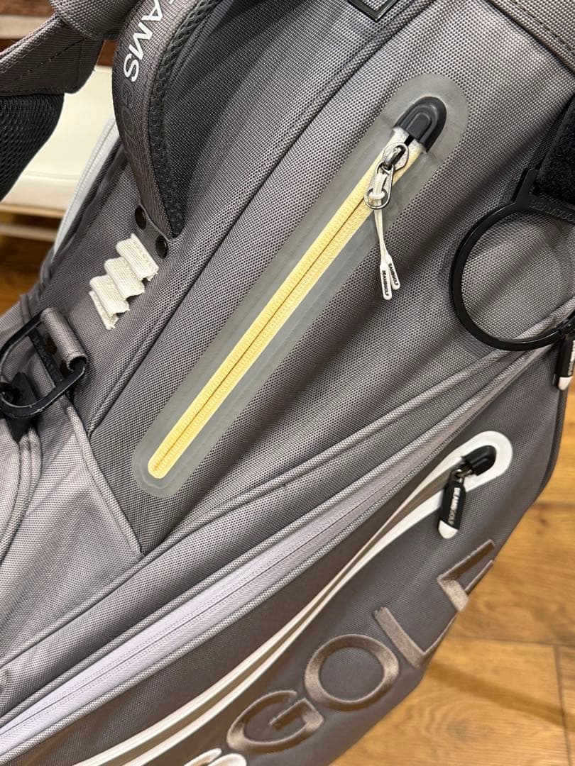 BEAMS GOLF キャディバッグ グレー