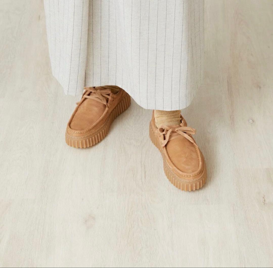 〔美品〕クラークス ワラビー デザートブーツ モカシン