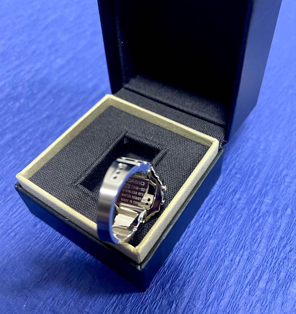 CASIO リングウォッチ CRW-001-1JR シルバー