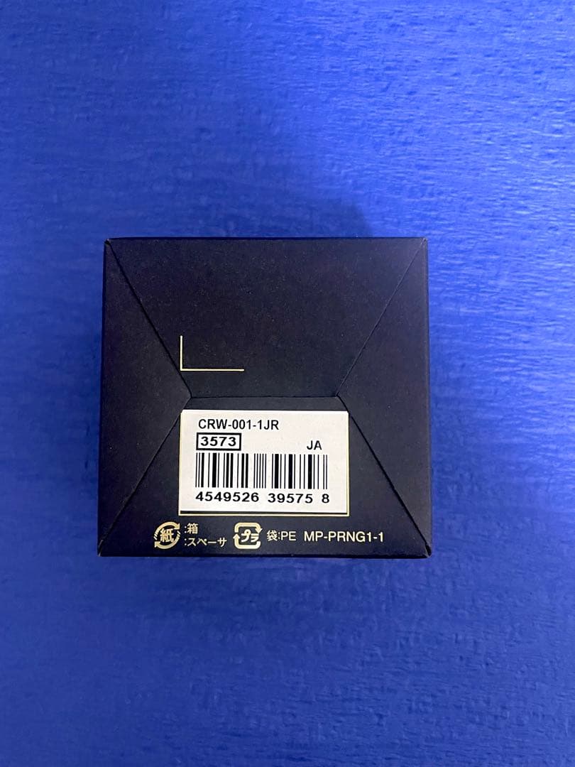 CASIO リングウォッチ CRW-001-1JR シルバー