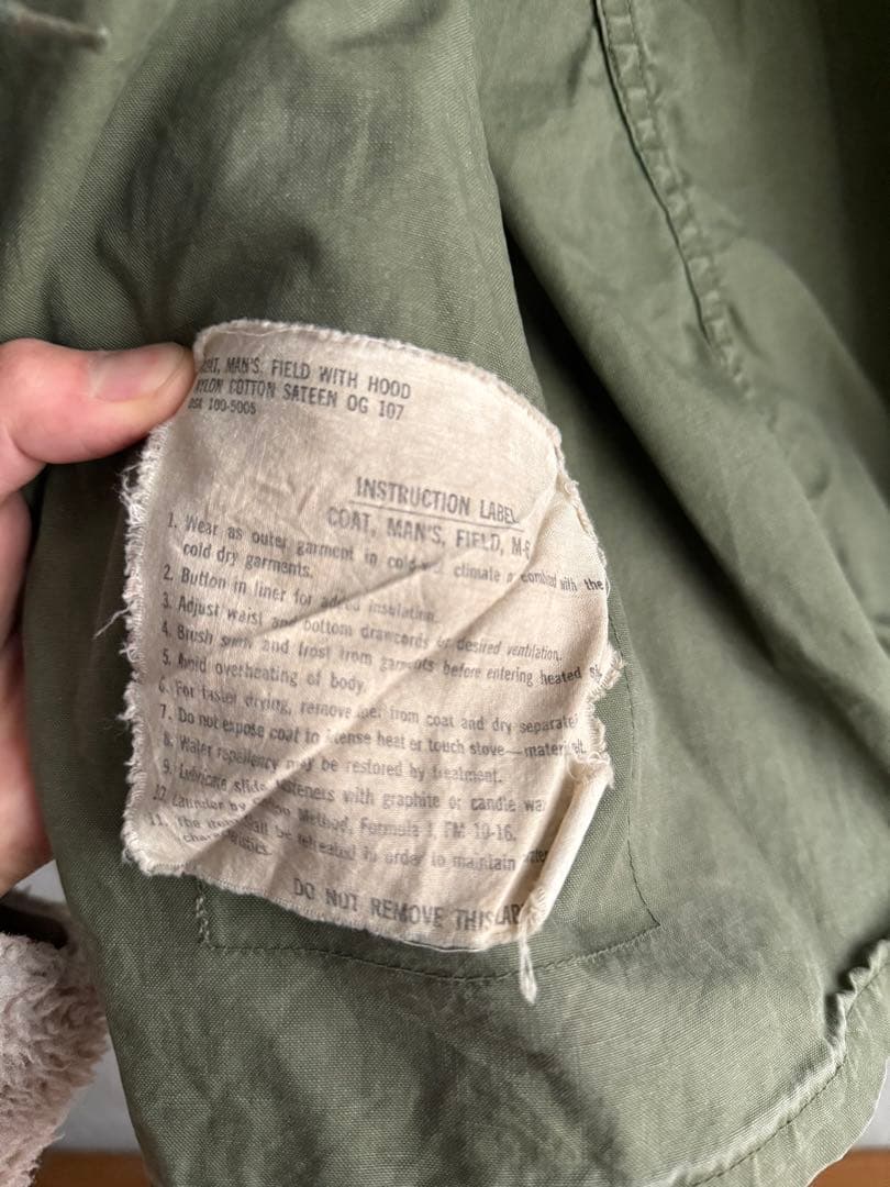 ジャケット・アウター 60's U.S.ARMY M-65 Field jacket 2nd
