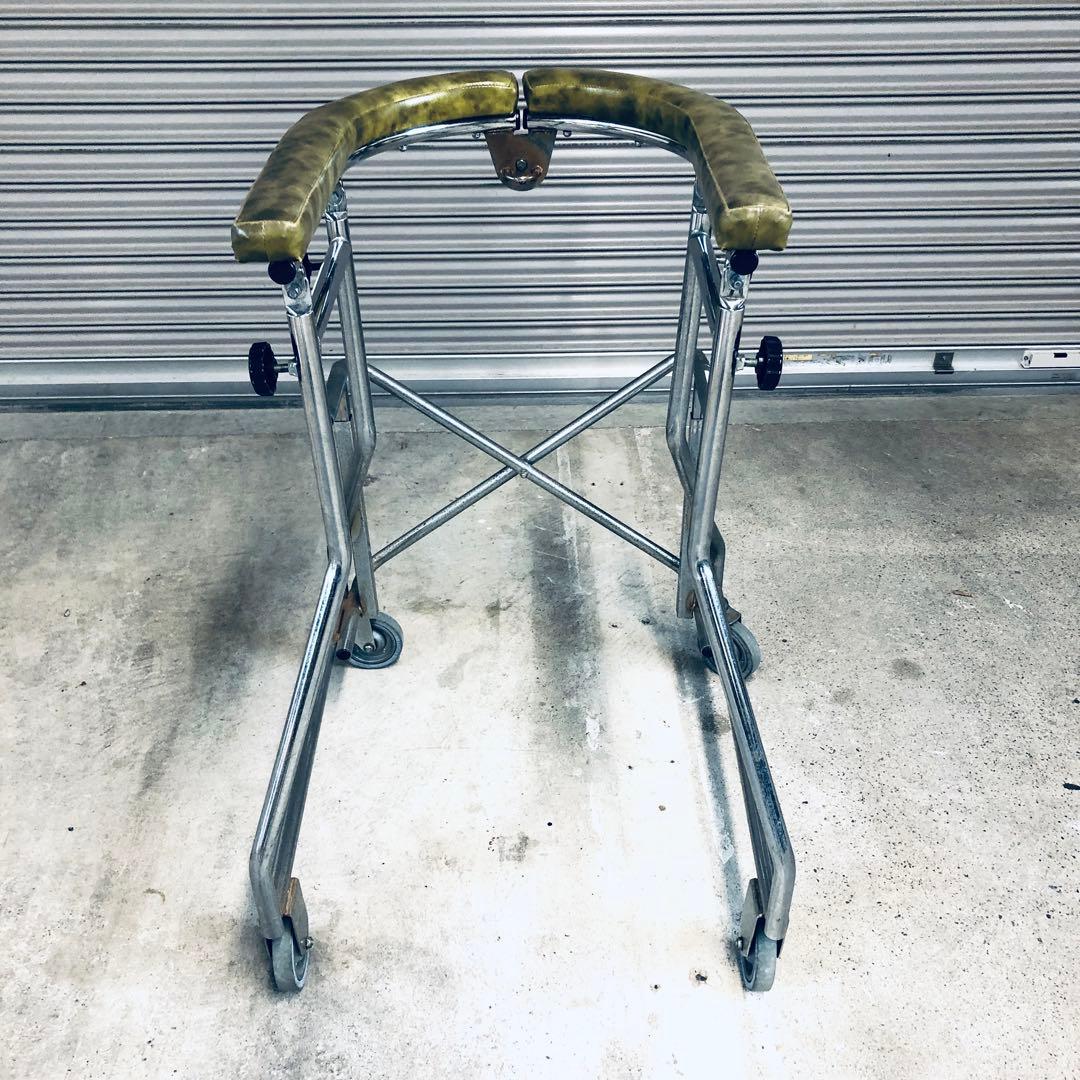 【送料無料】歩行器　介護　リハビリ　松永製作所　SM-10　折りたたみ　汚れ有り