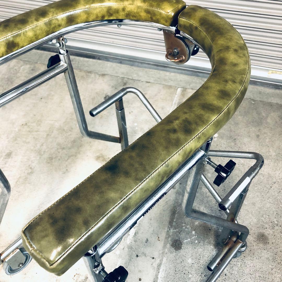 【送料無料】歩行器　介護　リハビリ　松永製作所　SM-10　折りたたみ　汚れ有り