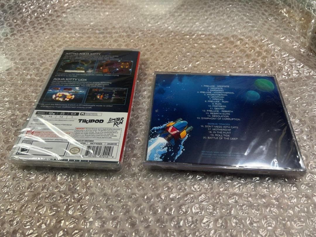 SW Astro Aqua Kitty サウントラ付属 北米版 新品未開封