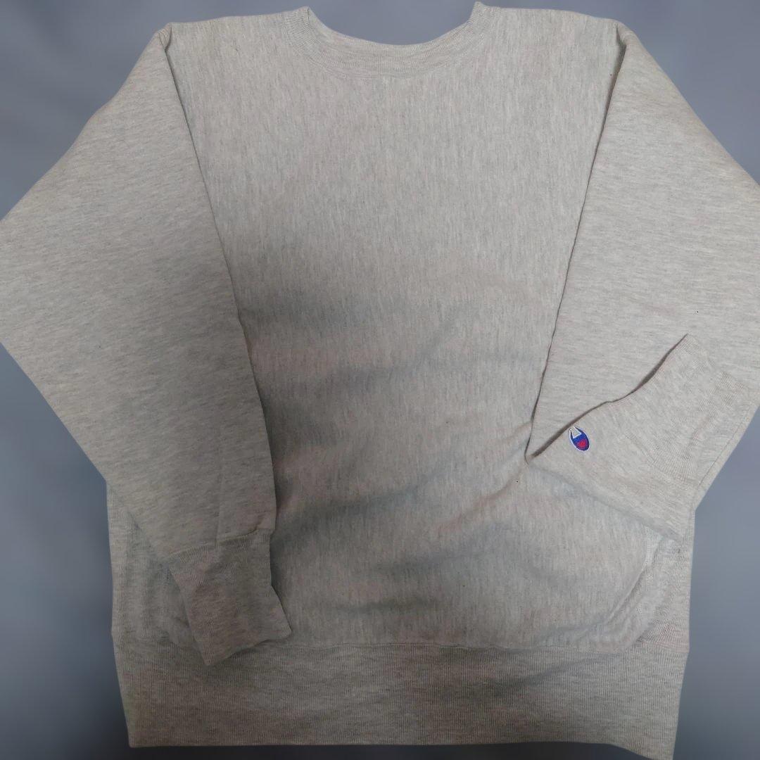 美品 希少 目無し チャンピオン リバースウィーブ 90s スウェット XL