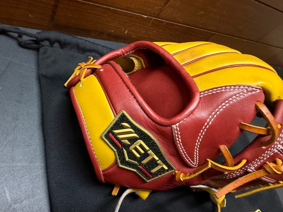 ゼット　プロステイタス軟式　内野手用　今宮モデル　湯もみ型付け済