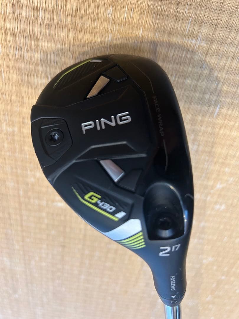土日限定価格　PING G430 ハイブリッド 2U 17° スチール　S